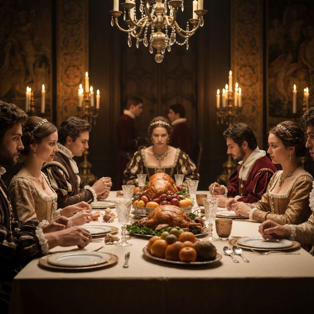 renaissance dinner scene